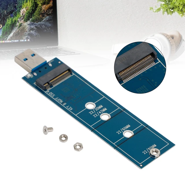 M.2 to USB Adapter SATA Protocol Support 2230 2242 2260 2280 for Windows MAC OS