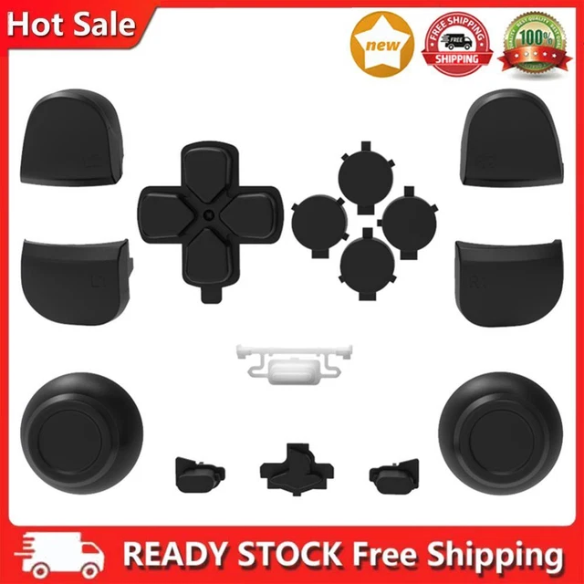 FOR REPLACEMENT Button Full Set for PS5 Controller Parts (Black) £6.24 ...