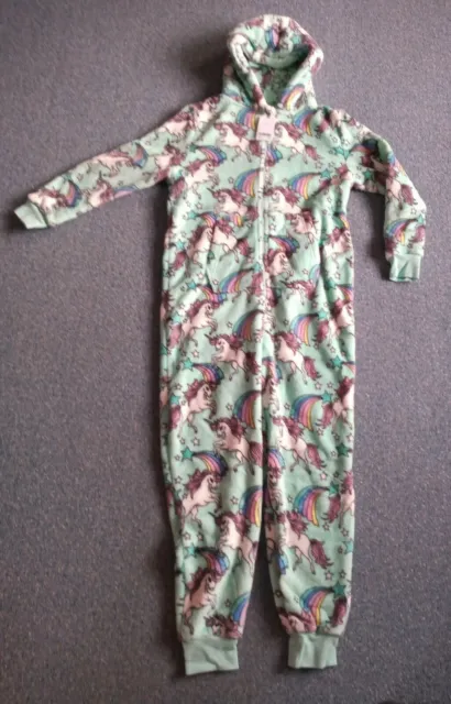 BNWT Girl's Next Fleece All-in-one / Pyjamas age 13 years