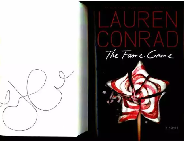 MTV The Hills Lauren Conrad signed The Fame Game 1st printing hardcover book