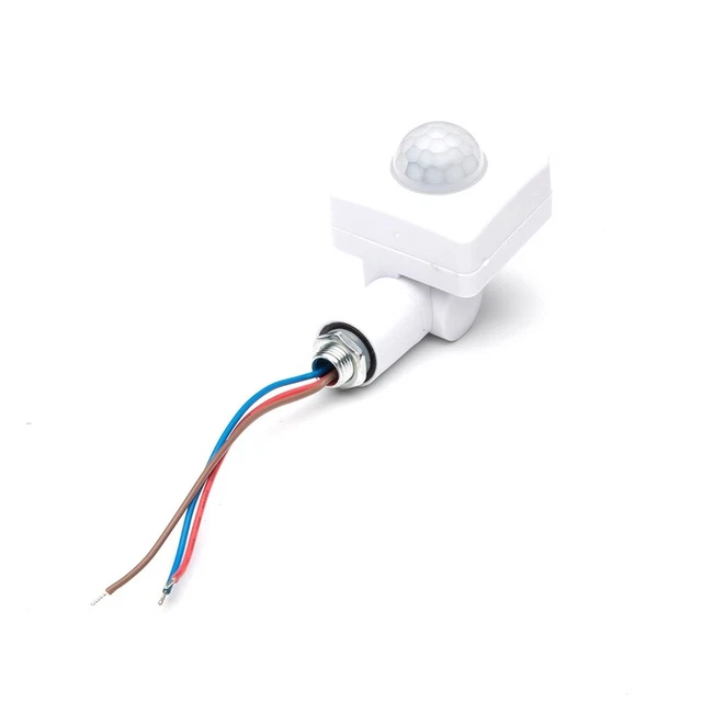 Sensor de movimiento PIR ajustable AC85-265V IP65 luz LED ultrafina PIR J2M7
