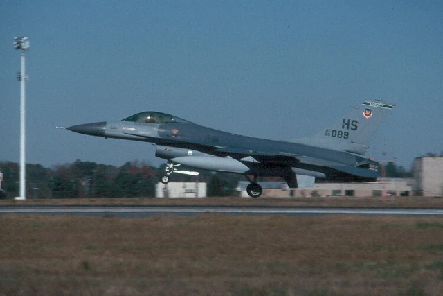 Kodachrome Slide F-16C 83-0089 1990
