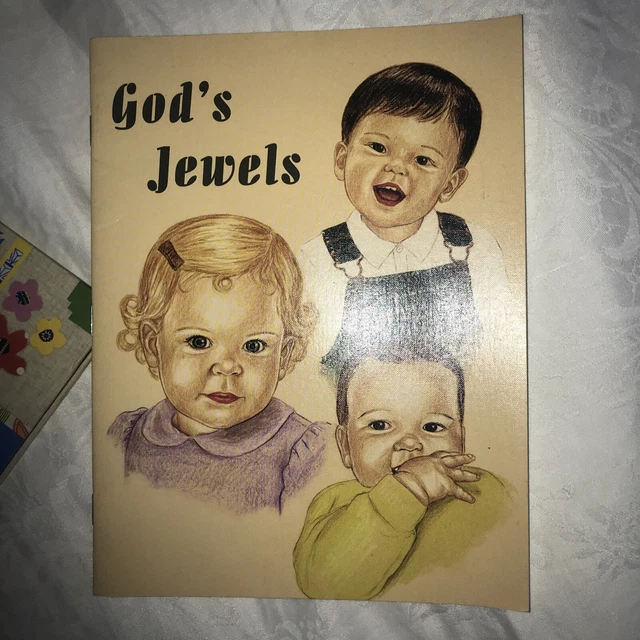 Lot of 2 books God’s Jewels 2002 Rod Staff &Beloved Baby Book/scrapbook/Journal
