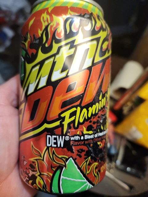 Mountain Mt Dew Flamin' Flaming Hot Limited Edition SINGLE CAN
