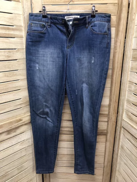 Country Road Ladies Blue Stretch Jeans Size 10