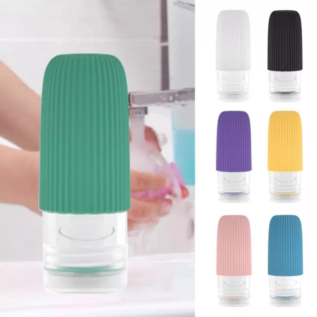 Silicone Silicone Refillable Bottles Squeeze Shower Gel Lotion Bottle  Travel