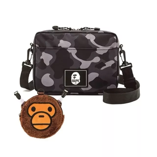 BAPE KIDS by A Bathing Ape BAPE Shoulder Bag & Milo Pochette 2022 Camo