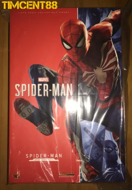 Ready! Hot Toys VGM31 Marvel's Spider-Man (Advanced Suit) 1/6 Figure New