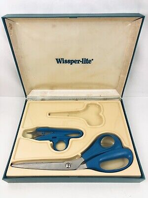 Wiss Wissper Lite Scissors Pinking Shears Blue Handle with Original Box