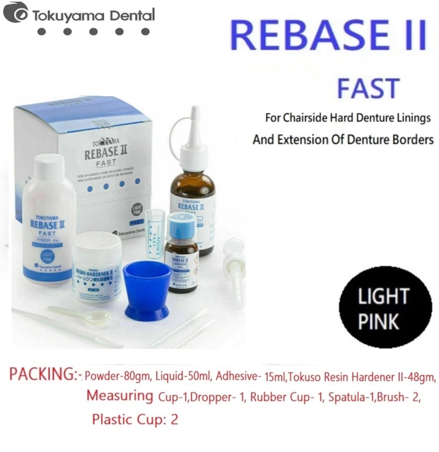 TOKUYAMA REBASE II Fast Dental Chairside Hard Denture Reline Material