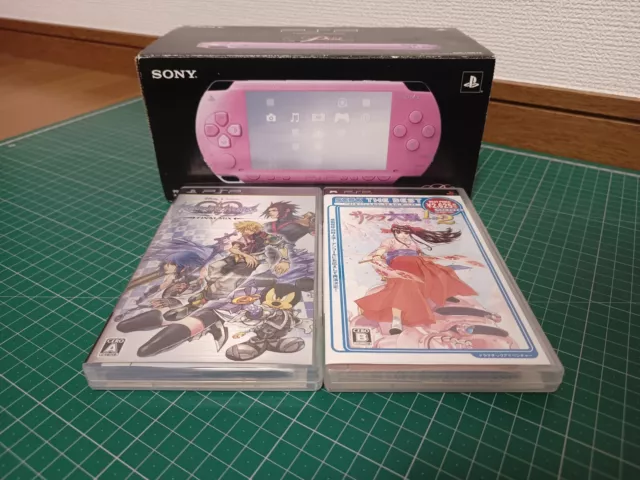 PSP Pink 1000 PK Console Japan *RARE VERSION - GREAT CONDITION + GAMES*