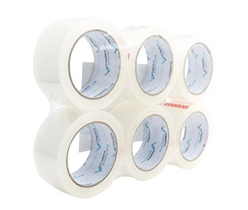 Heavy Duty Packaging Tape, Clear Packing Tape Designed for Moving Boxes, Ship...