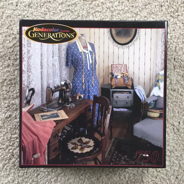 Kodacolor Generations Puzzle 1930 SEWING ROOM Jigsaw Puzzle 750 Pieces 21 x 21”