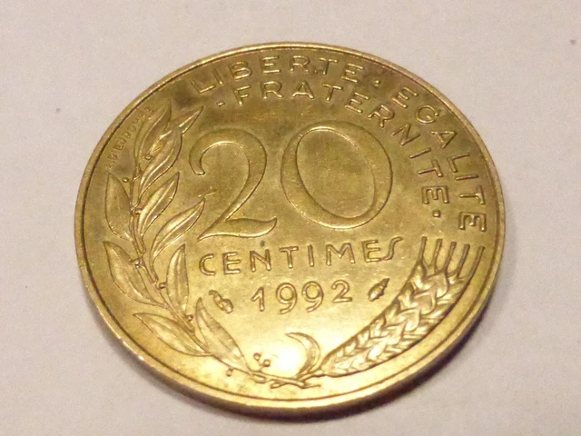 ANCIENNE PIECE 20 Centimes De Francs 1963 EUR 1,00 - PicClick FR