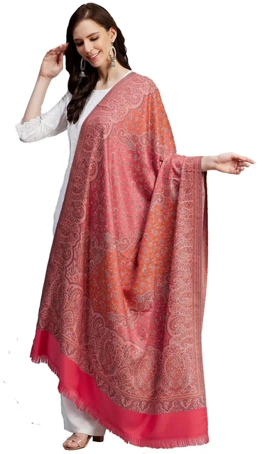 Châle D'hiver Femme Motif Cachemire Avec Franges - Élégant, Polyvalent, Pour Style Et Chaleur