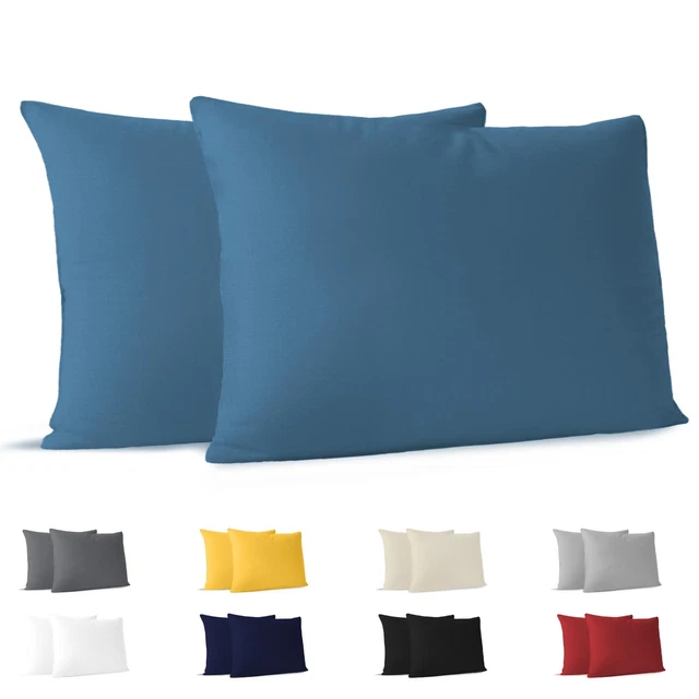 2 Federe Cuscini Decorativi Morbide In Lana – Stile Maglia Per Divano E Camera Da Letto, 50x50 Cm, Blu Navy