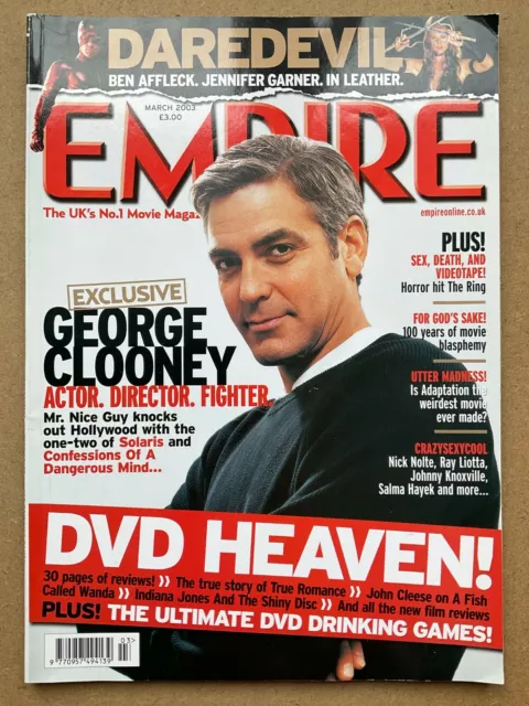 Empire Magazine #165 - March 2003 - George Clooney, Daredevil, The Ring, Nolte