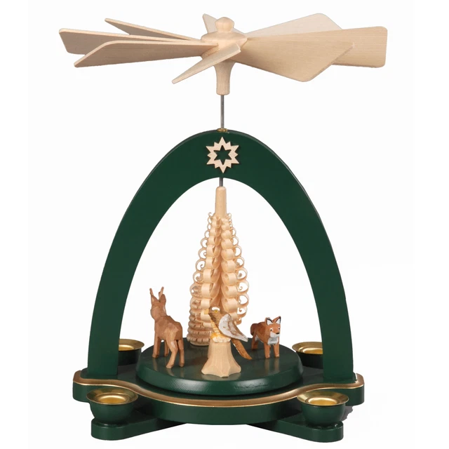 Forest Pyramid - Green - Single Tier