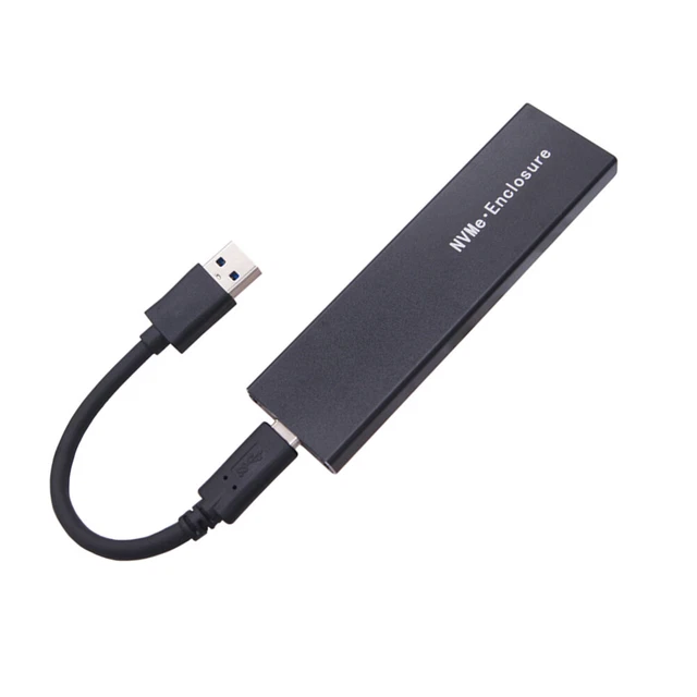 Dual Protocol SSD USB Adapter Case USB 3.1 SSD Enclosure for 2230 2242 2260 2280