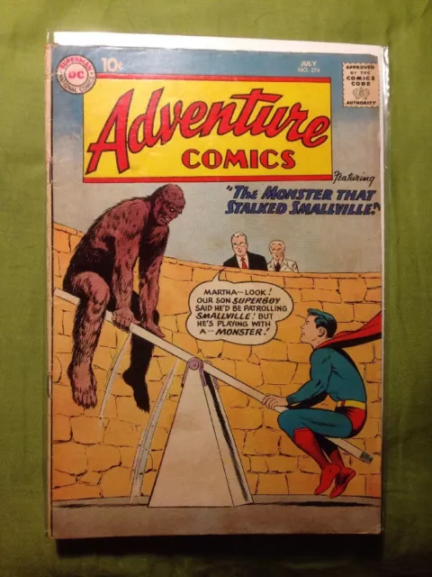 Adventure Comics #274 VG+ 1960 Superboy Aquaman Congorilla