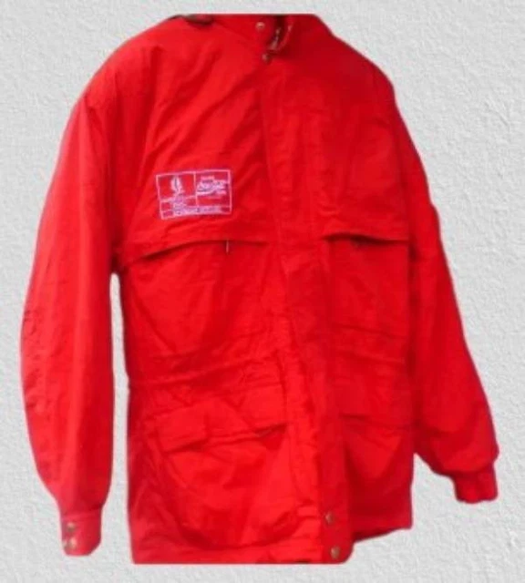 Parka DDE JO Albertville 92 Vintage Orange Et Bleu - Taille 52