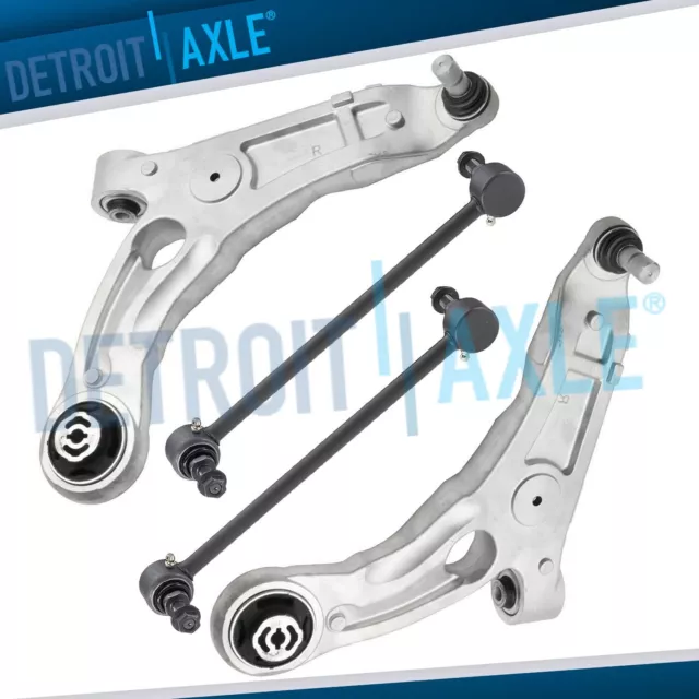 新品開封品 Detroit Axle Front Lower Control Arms w/Ball Joints Sway Bars  Replacement for 2001-2006 Hyundai Elantra 4pc Set