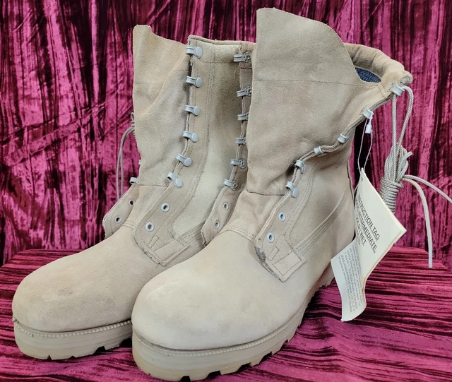 USGI BELLEVILLE GORTEX Intermediate Cold Wet Tan Combat Boots ICWT Size 13R NWT
