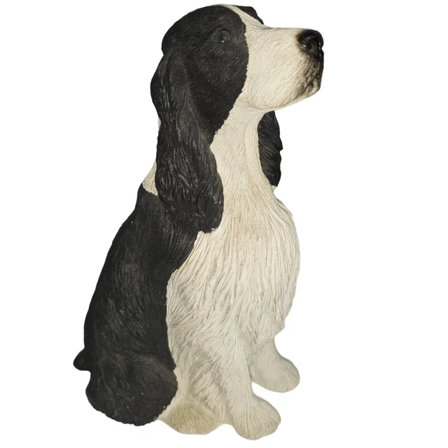 Sandicast Springer Spaniel Figure Dog Handpainted San Diego CA USA Vintage 1990