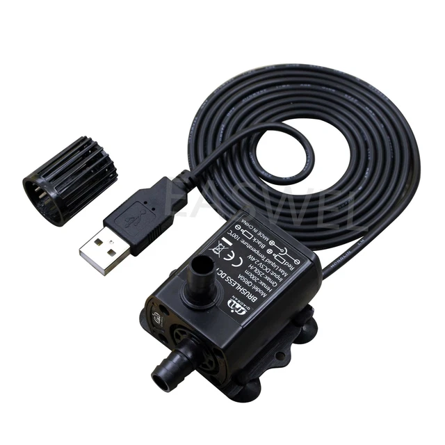 Fish Tank Submersible Water Pump Waterproof Mini Aquarium Ultra-quiet Usb Pumps