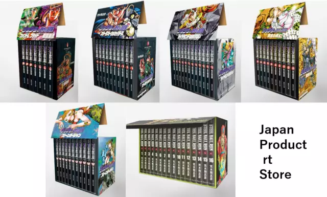 JoJo's Bizarre Adventure comic book set w/ box Japanese language Manga from JP