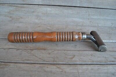 Antique EC Atkins Co Indianapolis, Cabinetry Scraper Turned Wood Handle