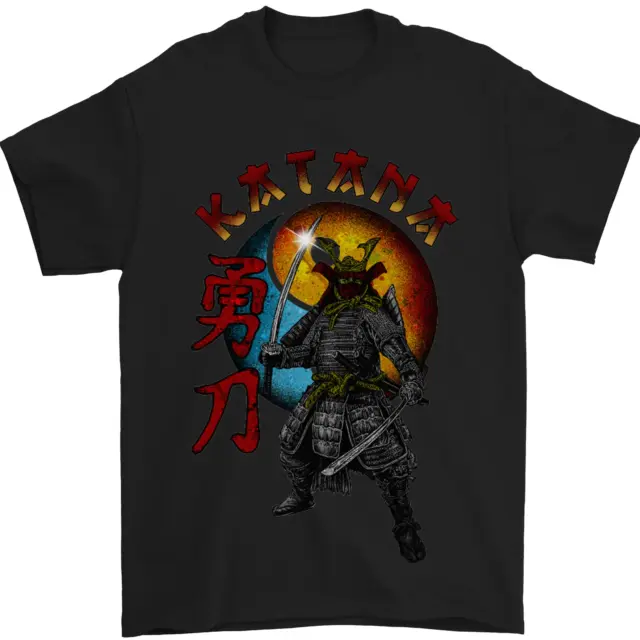 T-shirt uomo Kanata guerriero giapponese samurai MMA 100% cotone