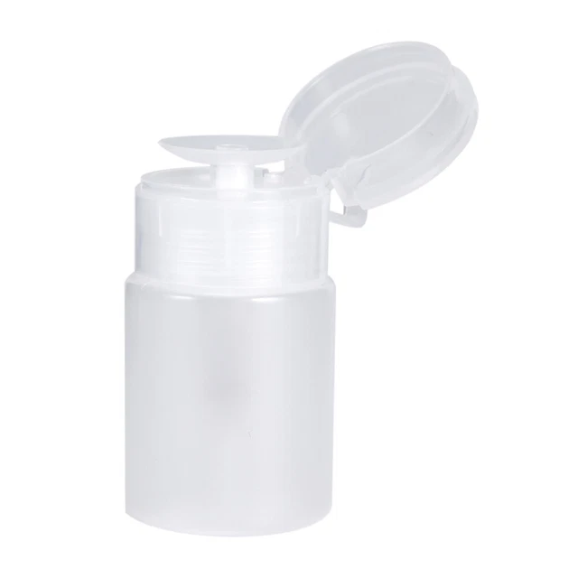 60ML Pompa Dispenser Nail Polish Remover Alcohol Liquid Makeup Cosmetic Bott Bus