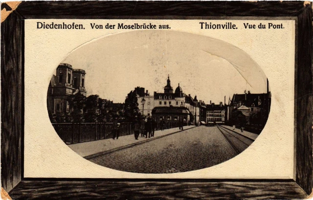 CPA AK DIEDENHOFEN from the Moselbrucke. - THIONVILLE. Bridge View (454730)