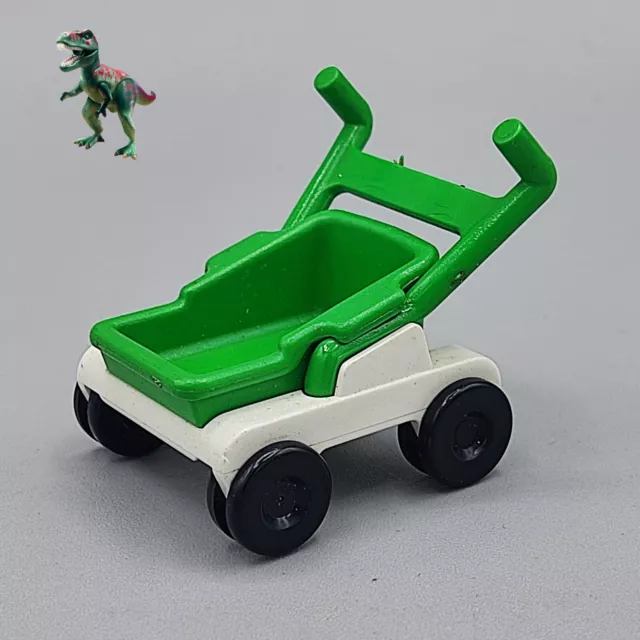 Playmobil carrito de niños antiguo verde 3145 3195 3223 3416 3597 carricoche