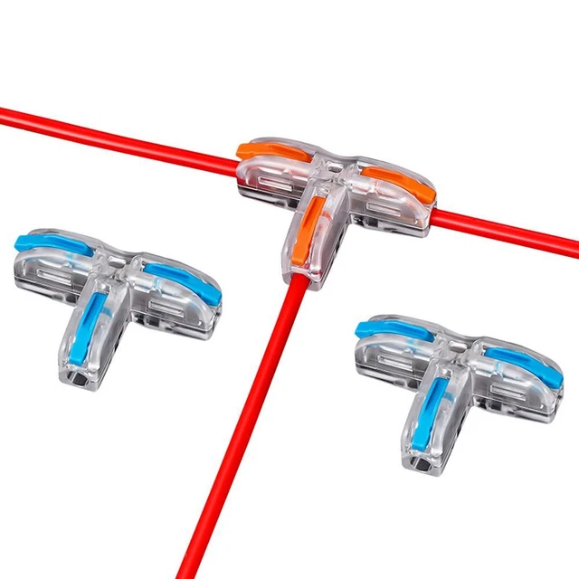Terminal terminal block splitter connectors t type fast wire connector