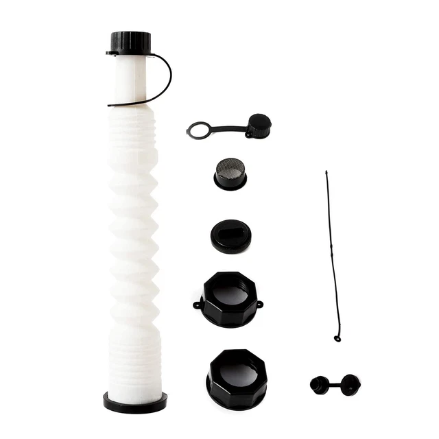BALSOM Gas Can Spout Replacement, Gas Can Nozzle,1 Kit-White Fine Thread-Fits...