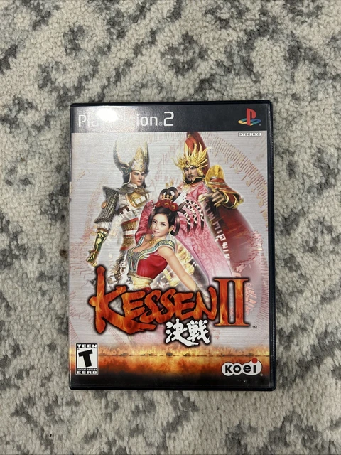 KESSEN II PLAYSTATION PS2 Game with Box and Instructions EUR 12