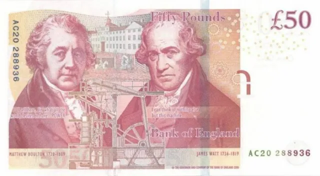 Great Britain - 50 Pounds - P-New - 2010 dated Foreign Paper Money - Paper Money