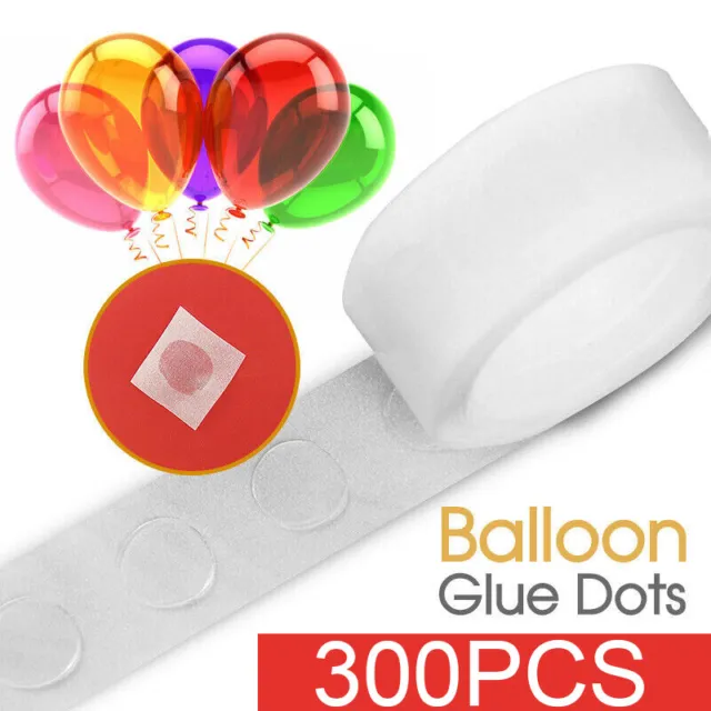 1000pcs Clear Strong Double Sided Glue Dots Transparent Heavy Duty Dot  Balloon Adhesive Removable 10 Rolls Craft Party Decoration Scrapbook 