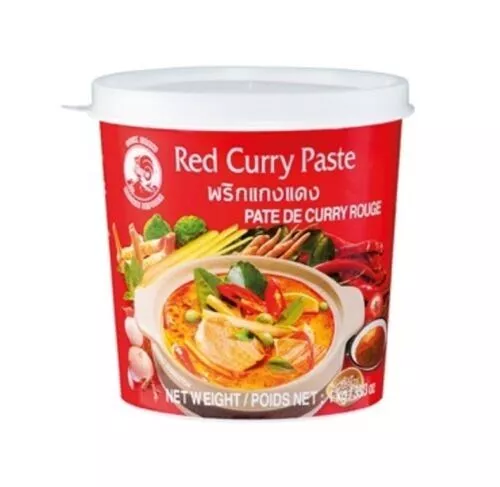 1kg Cock Rote Curry Paste Red Rot Roter Rotes Thai Thailand Gewürzpaste Gewürz