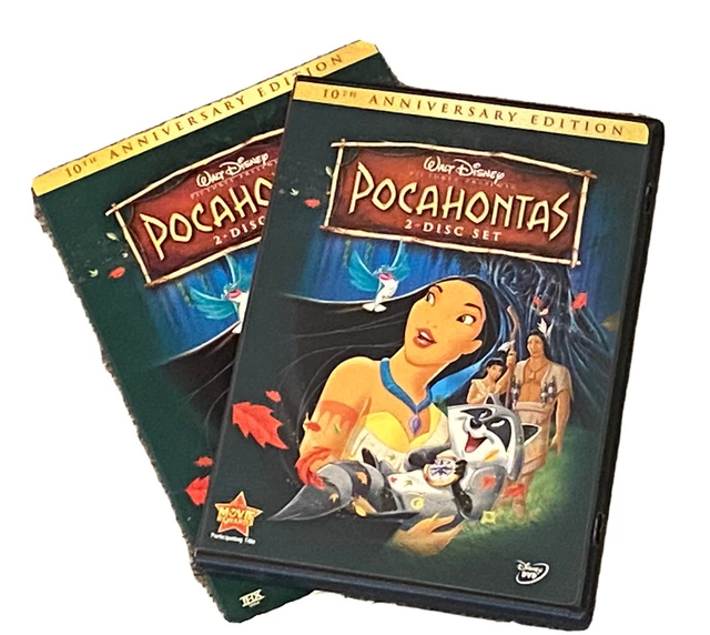Walt Disney Pocahontas 10th Anniversary Edition 2- Disc Set DVDs 2005 Release
