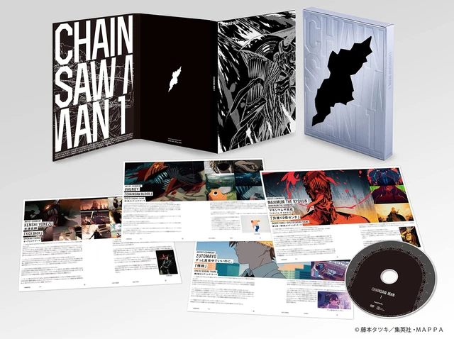 BLU-RAY CHAINSAW MAN Vol.1 First Édition Limitée Avec Livret Étui EYBA