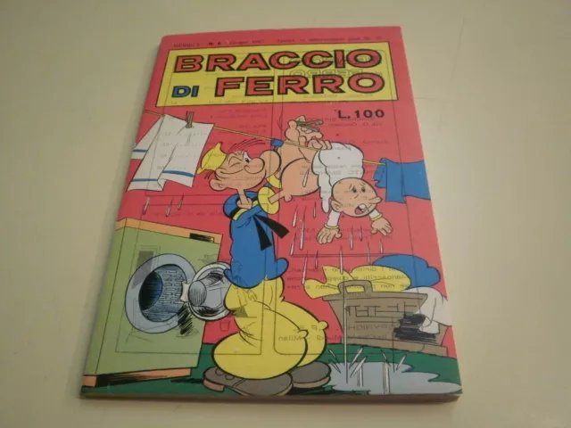 Braccio Di Ferro Numero 6 Del Giugno 1967 Da Edicola, Perfetto