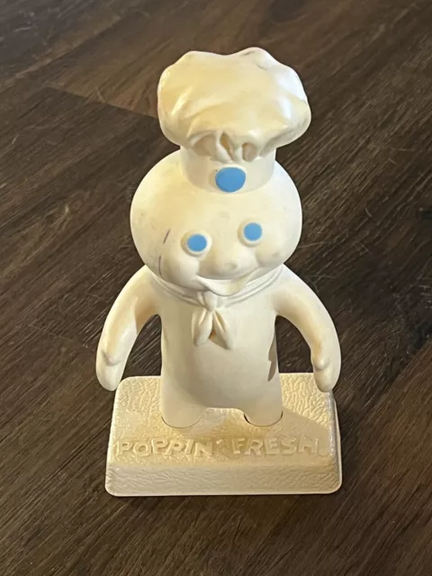 Vintage 1971 Pillsbury Doughboy Poppin' Fresh Swivel Head 7" Vinyl Doll