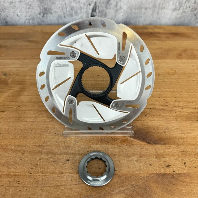 Rotor De Frein à Disque Shimano Deore XT 180mm - Verrouillage Central, Compatible VTT, Technologie ICE Tech, Neuf Sous Blister