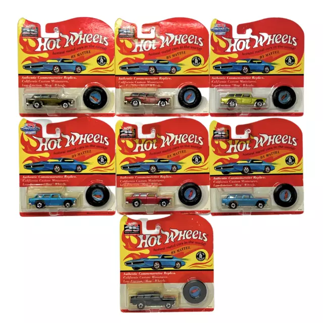 Hot Wheels Vintage & 25th Collection Redline Classic Nomad 1:64 Diecast Lot of 7