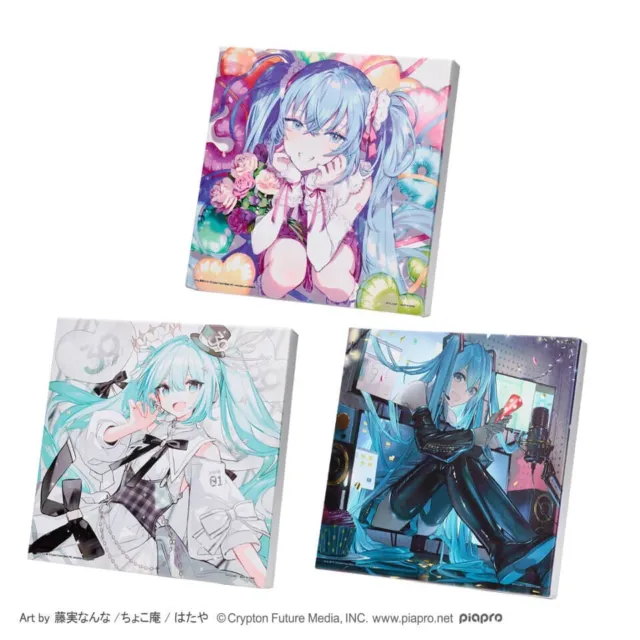 Hatsune Miku Newly painted canvas boards 39 kuji Prize C Full Complete set TAITO