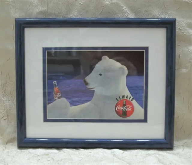 Coca-Cola Polar Bear Animation Art with Certificate Of Authenticity 9 x 11 New