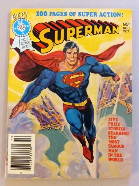 Best Of Dc Blue Ribbon Digest #1, Superman, Bronze Age, Fn-Vf, 1979